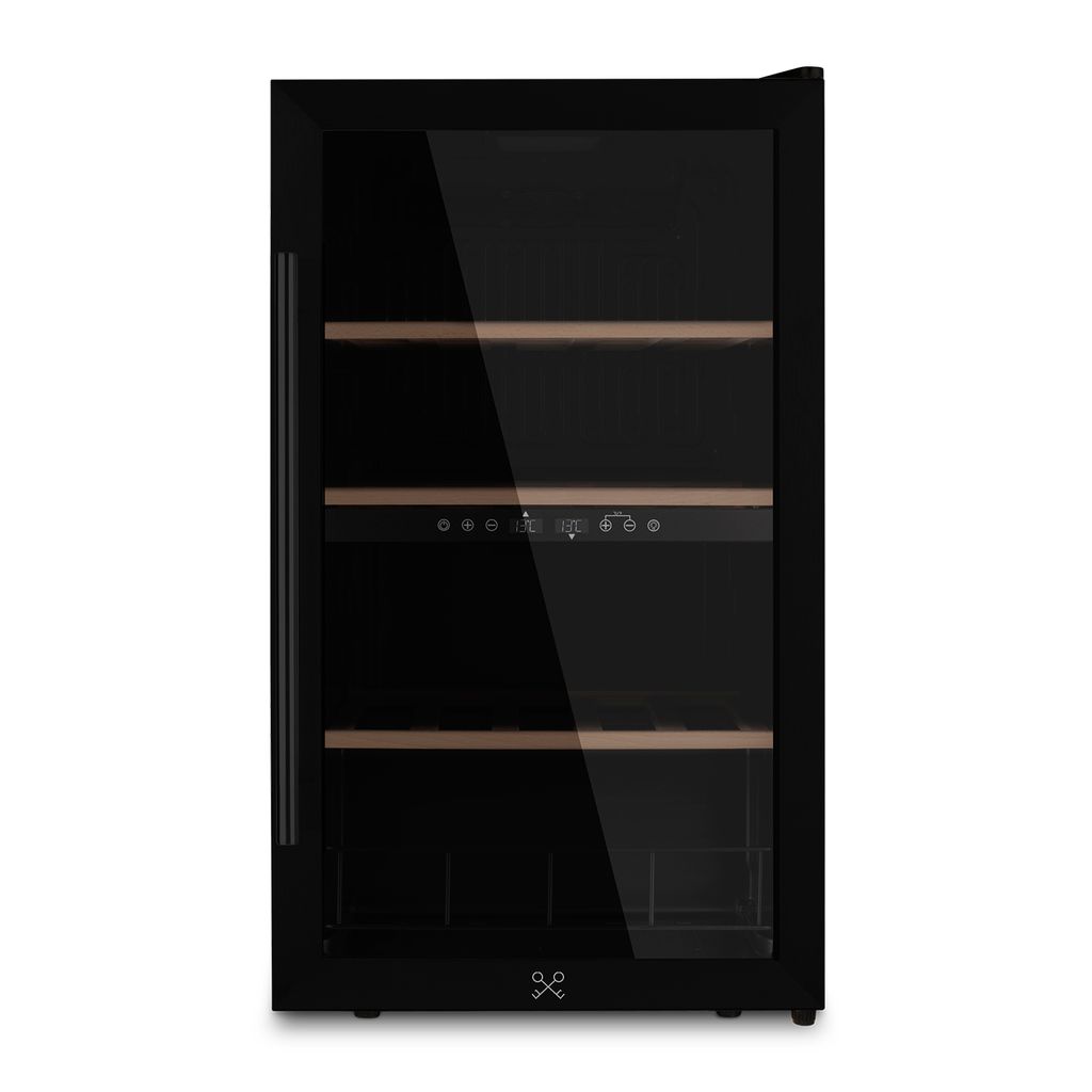 Les Petits Champs Weinkühlschrank CAVCEB32 / 32 Flaschen / 5°C - 18°C / Digitales Bedienfeld /3 Böden