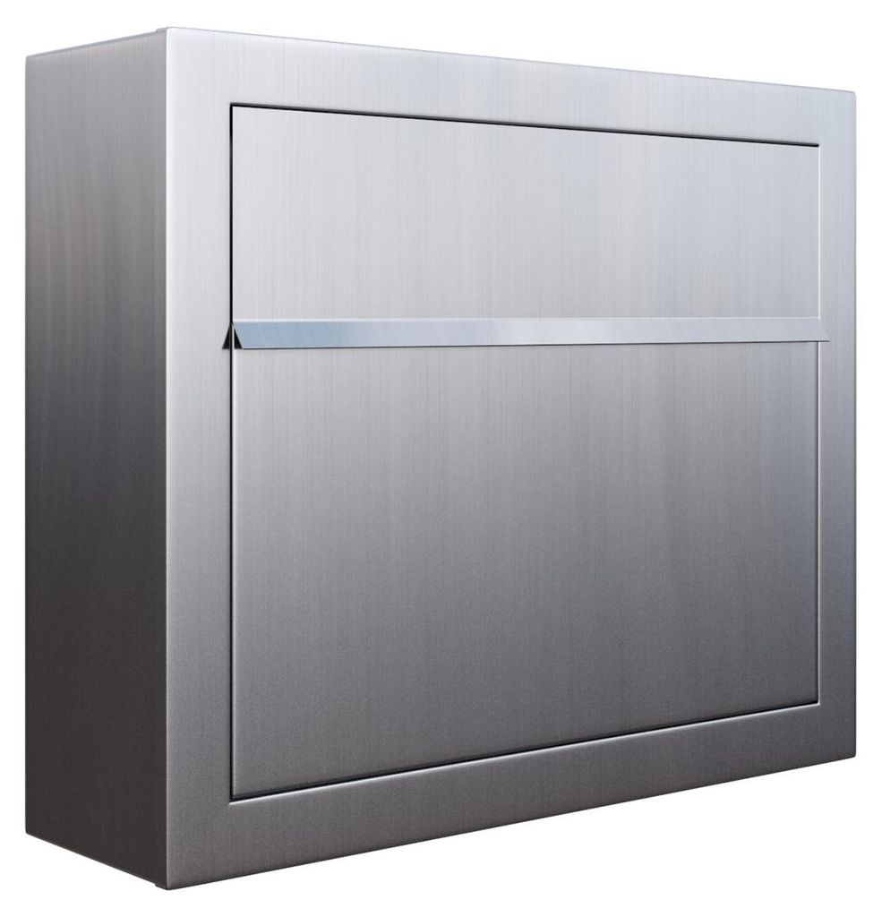 Wandbriefkasten Elegance in Edelstahl Produktbild 