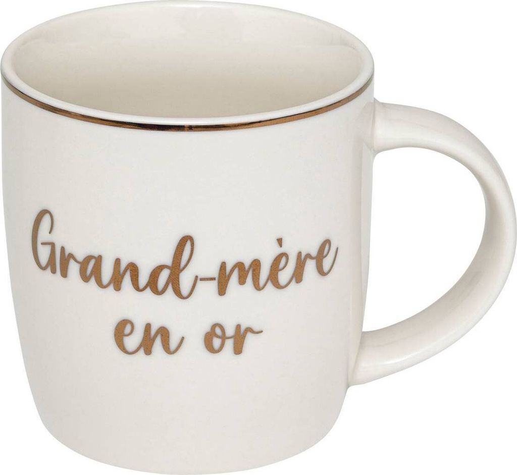 Becher "goldene familie" aus porzellan 34cl - SG Secret de Gourmet