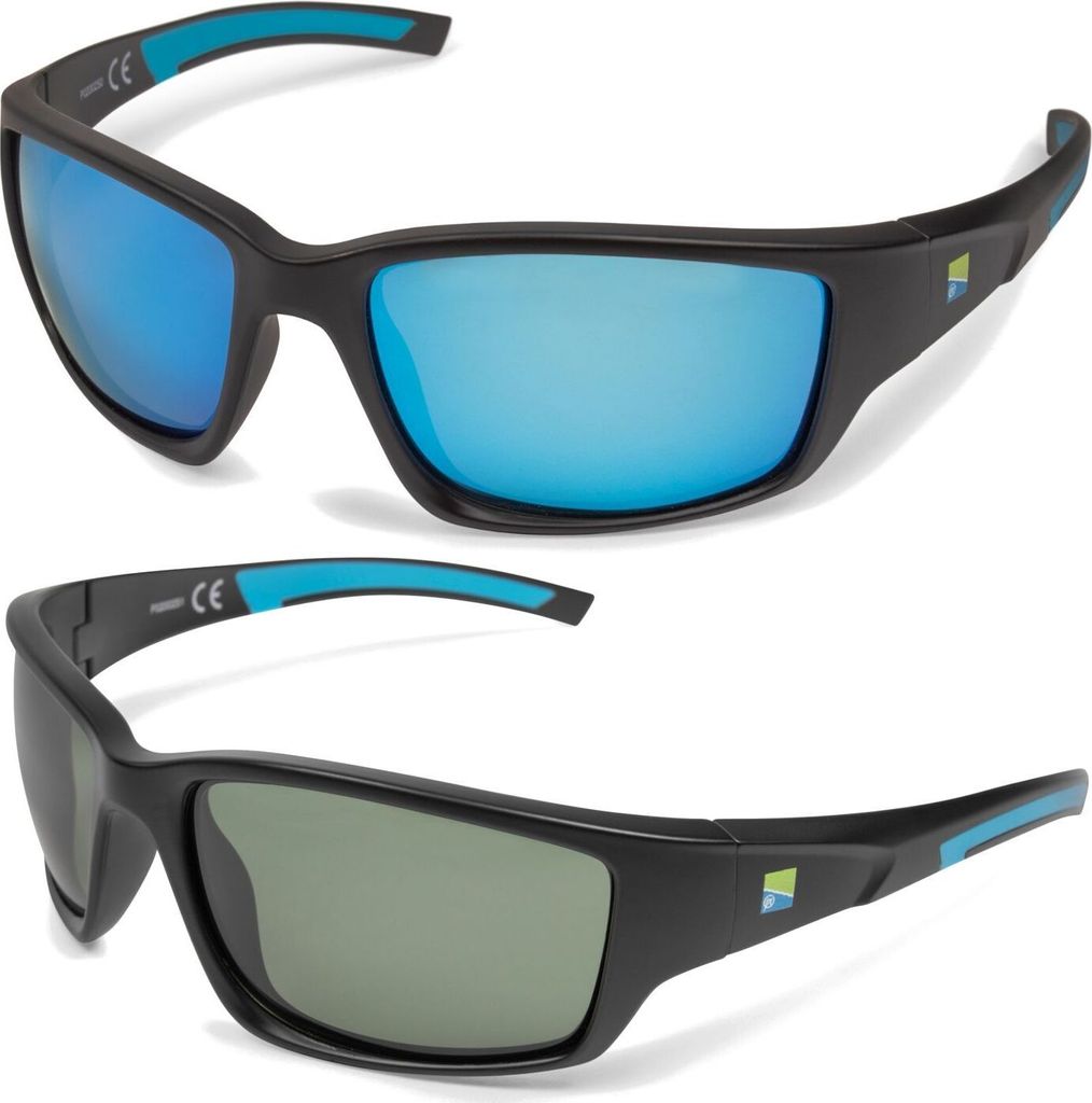 Preston Floater Pro Polarised Sunglasses Green Lens Produktbild 