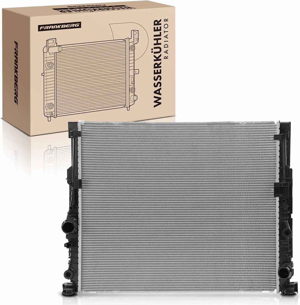 Frankberg 1x Kühler Wasserkühler Motorkühler für BMW 5er G30 G31 6 Gran G32 7er G11 G12