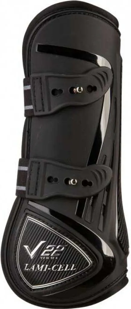 Bottes de tendons V22 Lami-cell Noir S avec coque ventilée et attaches rapides