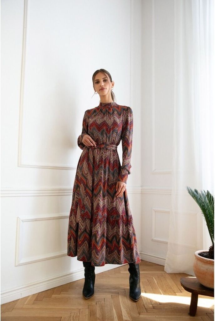 Stylove Midikleid für Frauen Dechtendrie S291 bordo L