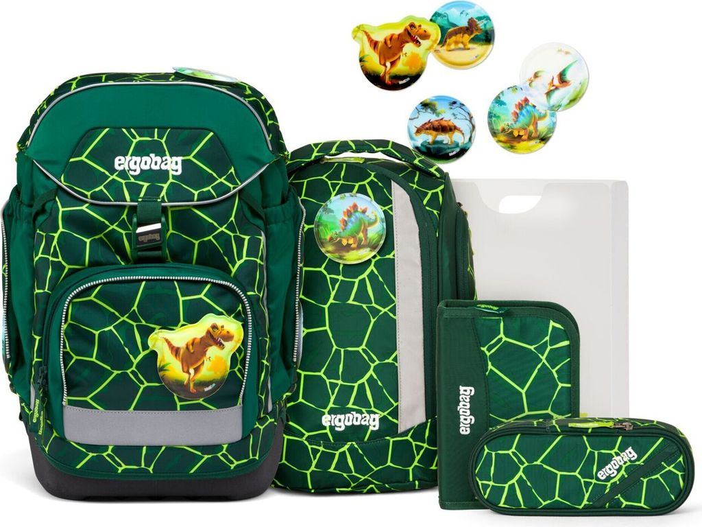 Ergobag Schulranzen-Set Pack BärRex 6-tlg. ergonomisch, Produktbild 