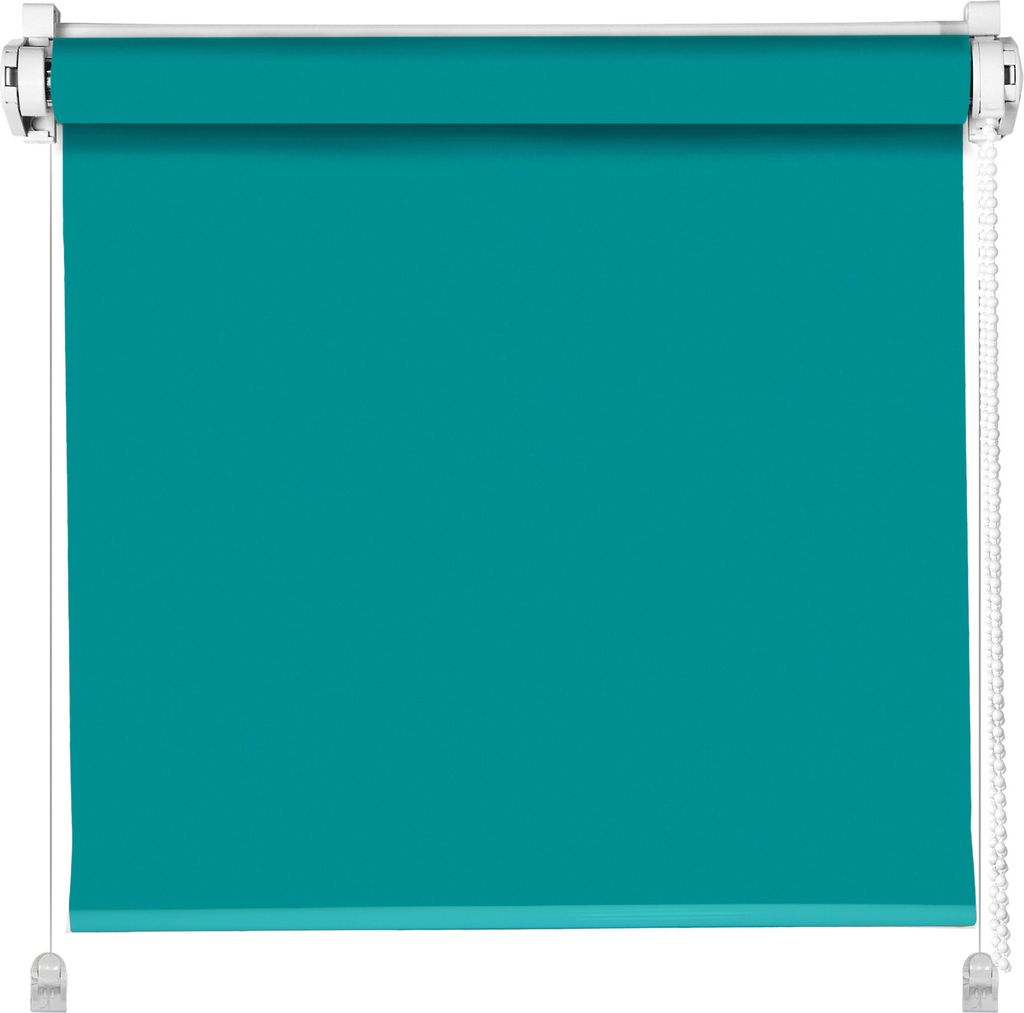 Tageslicht Classic Rollo Petrol 85x150cm Klemm Fix Rollo