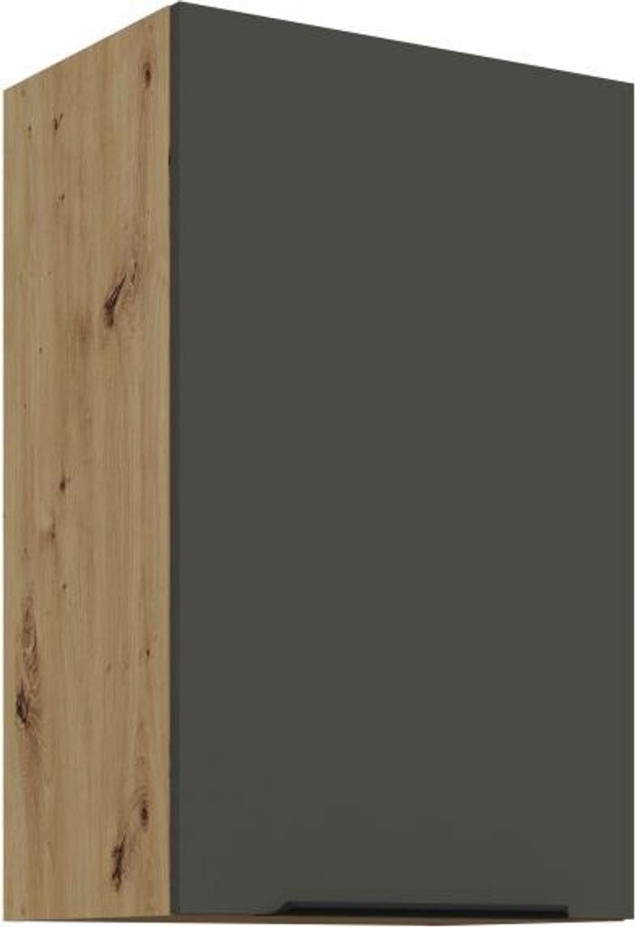 Oberschrank LUNARA – Breite 45 cm, Graphit/Eiche (Artisan)