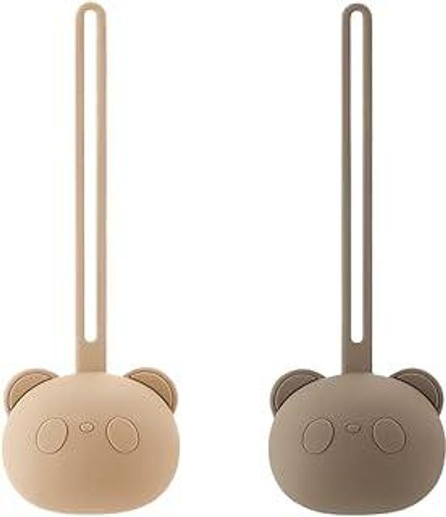 PandaEar 2 Stück Silikon Schnullerhalter Schnullerboxen | Reise Baby Schnuller Aufbewahrungsbox | Universelle Schnullerha Schnullertasche für unt...