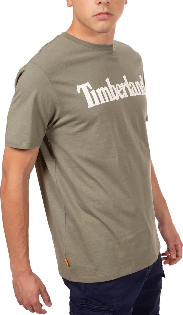 TIMBERLAND - T-shirt uomo con logo lineare - Taglia XL Immagine del prodotto 