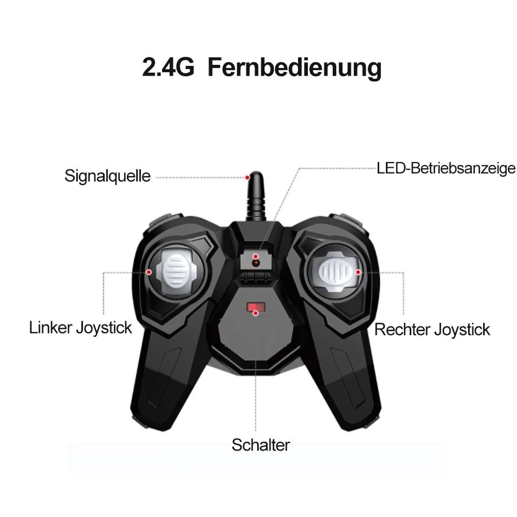 Voiture Télécommandée 360° Rotation Stunt avec Double Flips 2,4GHz