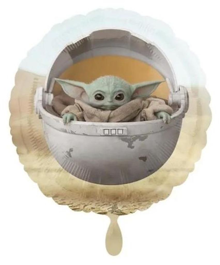 Ballon en plastique Star Wars : The Mandalorian - Amscan Image du produit 