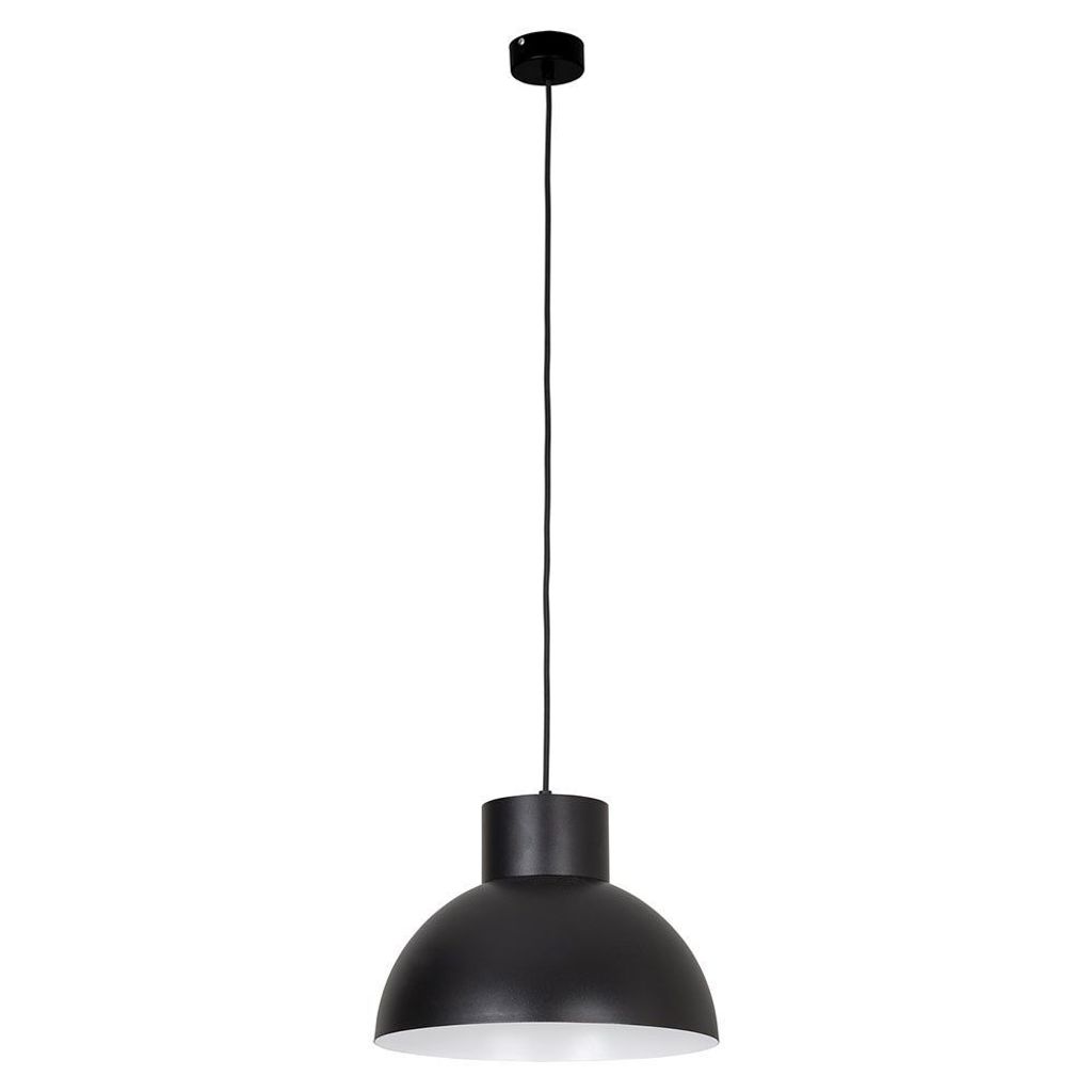 Wor Pendelleuchte Ø 33cm in modernen Design Schwarz Rund