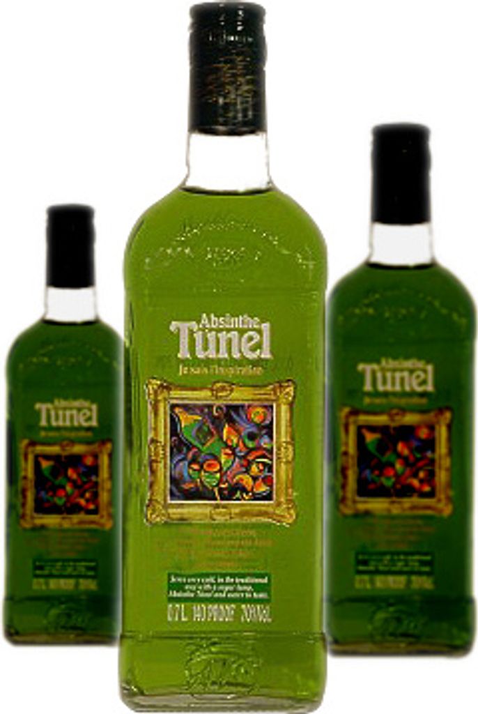 3 x Tunel - Absinth Absenta Tunel Green Produktbild 