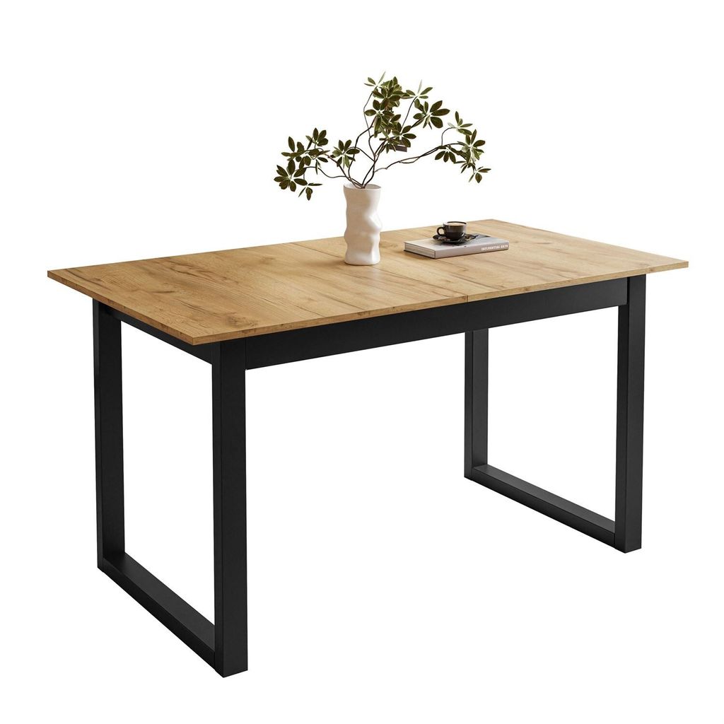 ARTON II ausziehbarer Tisch 140 cm Craft Gold Eiche, Produktbild 