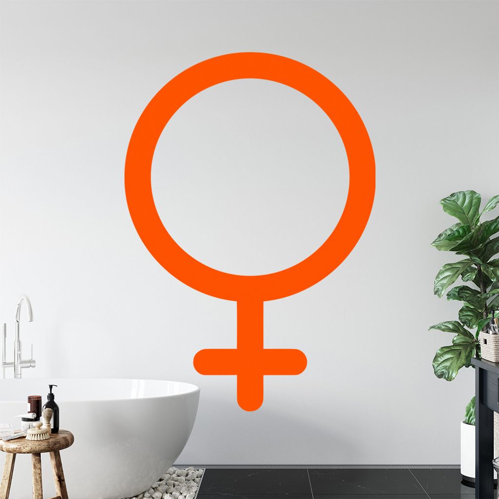 Weibliches Geschlecht Wandtattoo Wandaufkleber Wall Sticker - Dekoration, Küche, Wohnzimmer, Schlafzimmer, Badezimmer