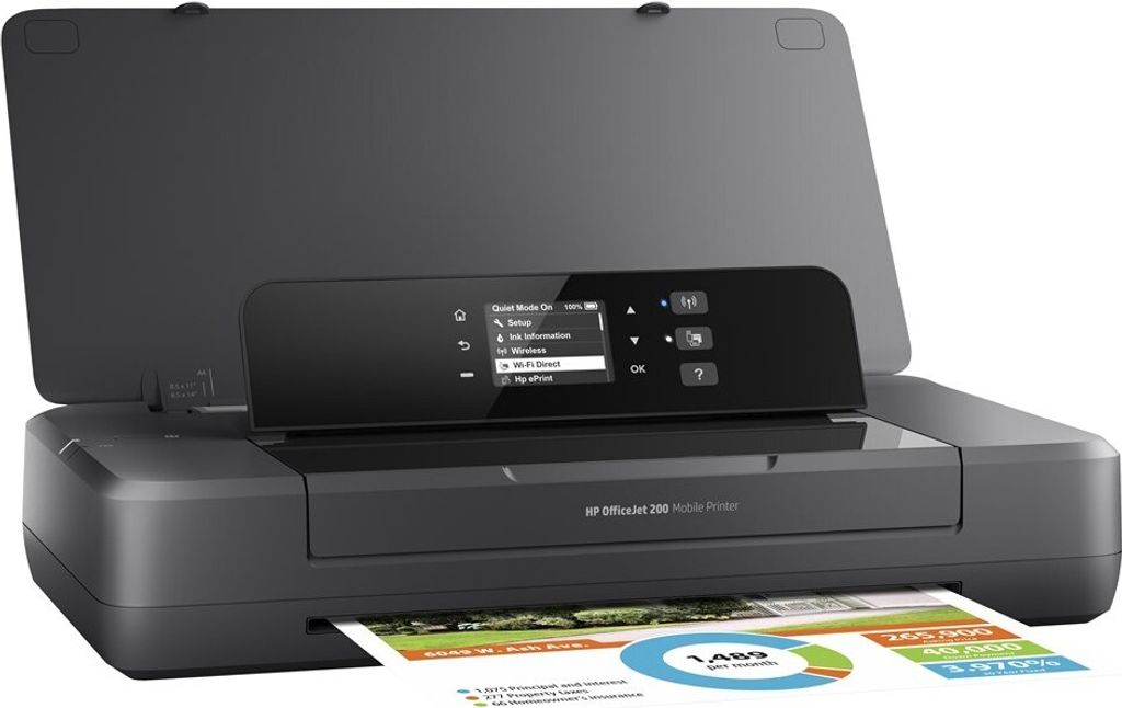 HP Officejet 200 Tintenstrahldrucker Farbe 4800 x 1200 DPI Produktbild 