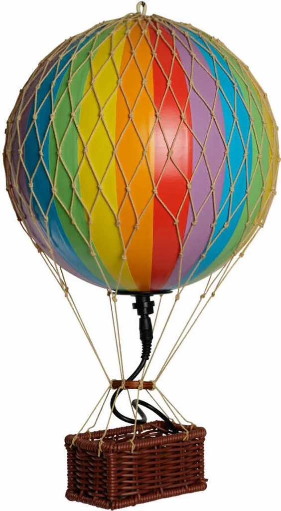 Ballon Décoratif Arc-en-ciel LED en Papier et Plastique Travels Light