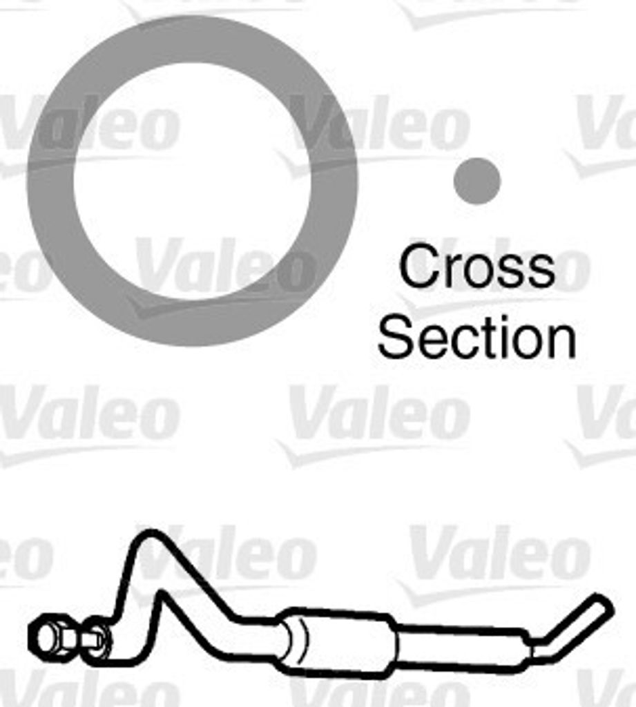 VALEO Dichtung Kühlmittelrohrleitung 509186 0,005kg