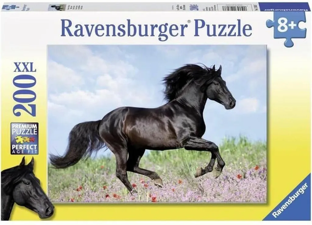 Jeu Éducatif Puzzle Ravensburger 12803 Black Stallion 200 Pièces XXL