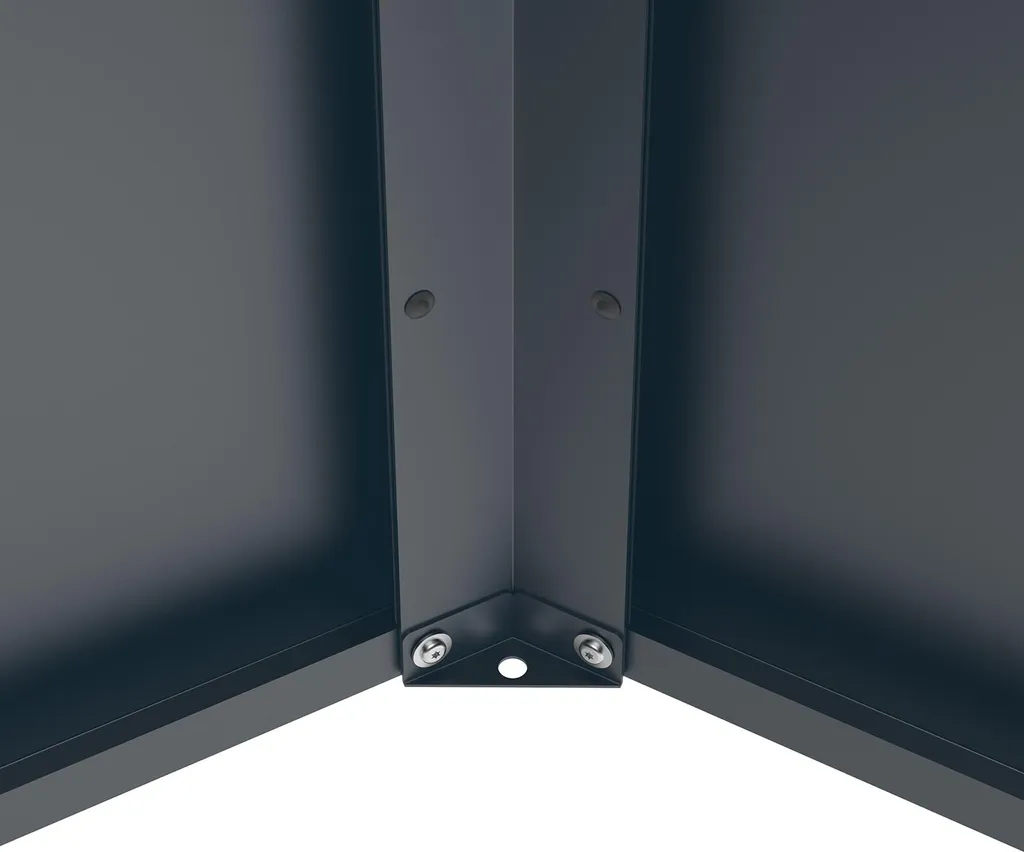 Carré potager hexagonal Westmann Varia 77 en acier gris anthracite - 8