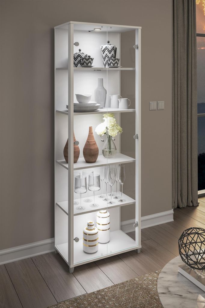 Vitrine Glasvitrine Standvitrine Vitrinenschrank "Berlin Produktbild 