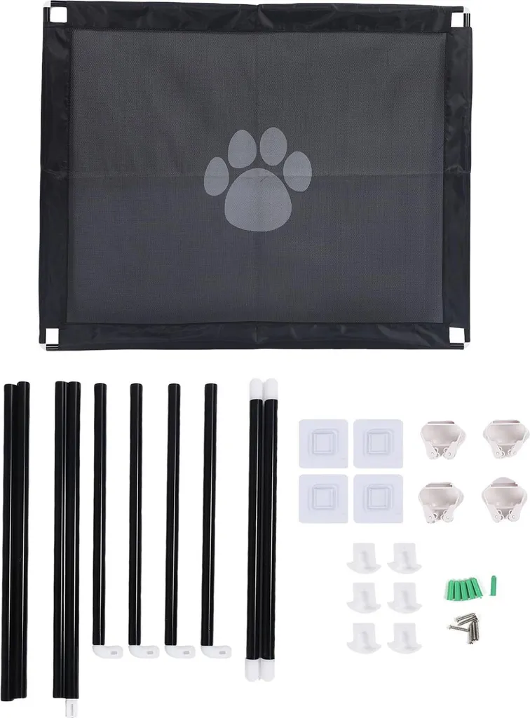 Hundegate Barrière Écran Portable - Pet Safety Zaun Guard 120x72cm