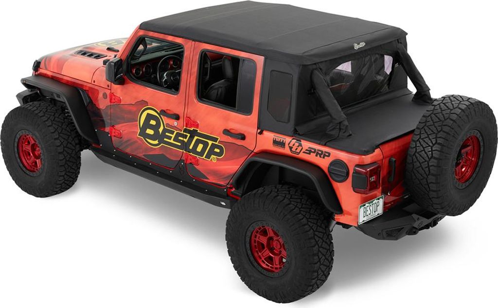 Halftop Conversion Kit 4 Tuerer Bestop Softtop Umbau Set Jeep Wrangler JL 18 -