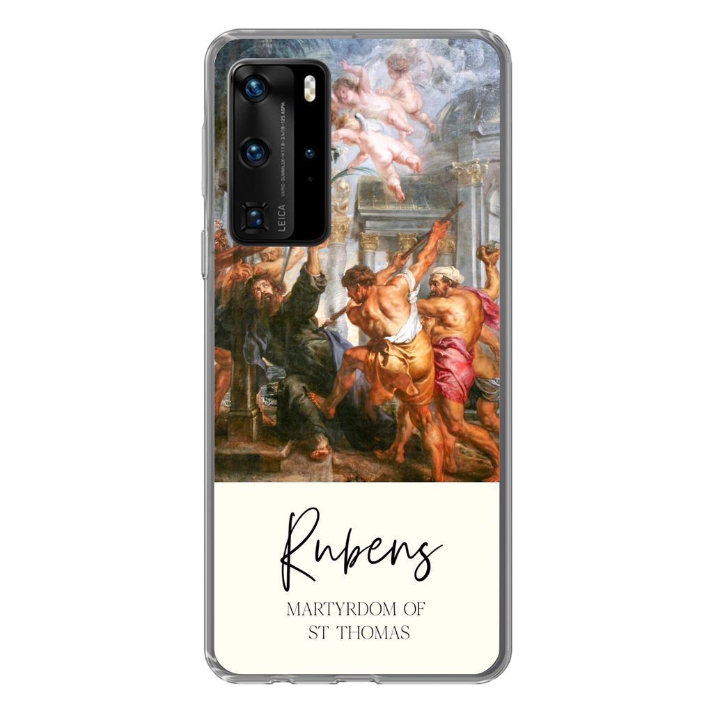 MuchoWow Handyhülle Schutzhülle Hülle für Huawei P40 Pro Barock - Kunst - Rubens Silikon Softcase Handy Hülle - Schutz