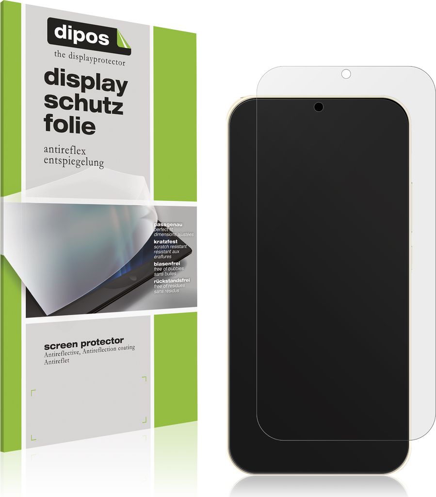 4x Schutzfolie für CatCalls i15 Pro matt Displayschutzfolie Folie Display Schutz dipos