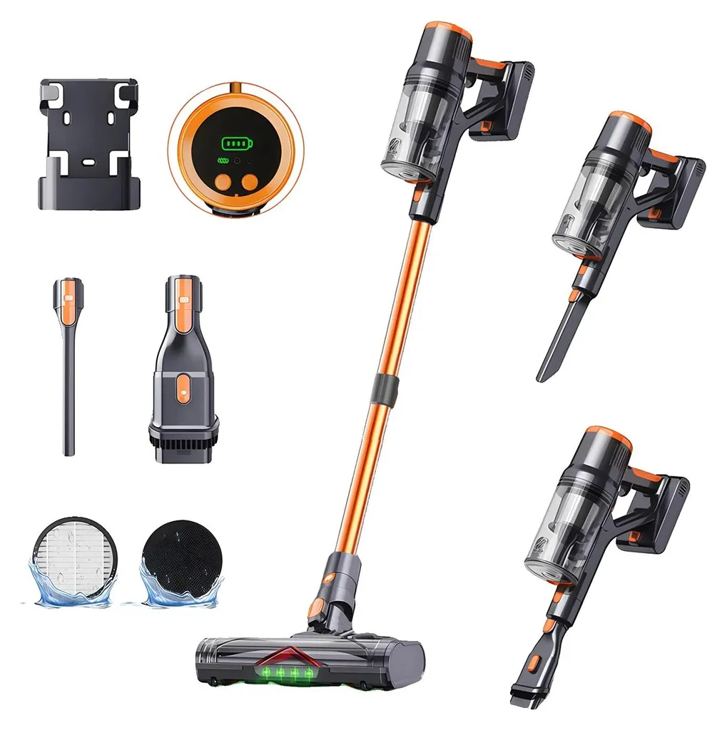 Aspirateur sans fil anti-allergènes HEPA DSV-112A pour maison saine