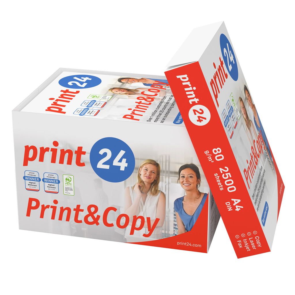print24 Tiskový papír Kopírovací papír 2500 listů 5 x 500 Obrázek produktu 2