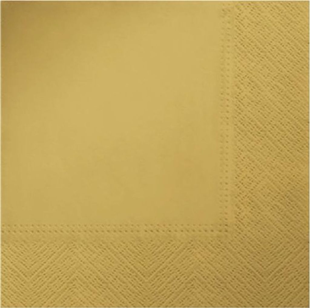 MFP Papier GmbH. Serviette P 33x33 einfarbig GOLD SDL552409 2010890