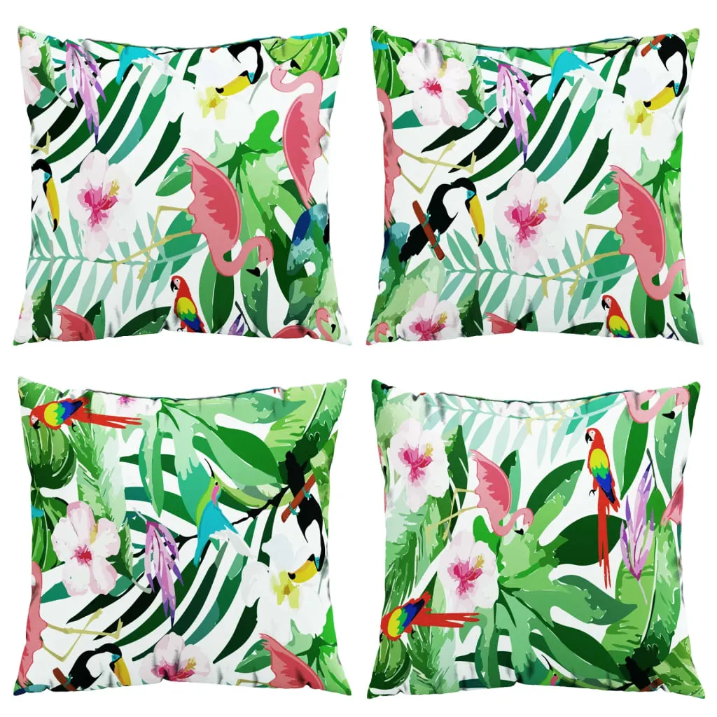 Set 4 Cuscini 60x60 Multicolore Living Store - Tessuto Alta Qualità - 4