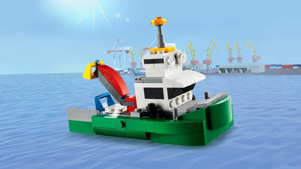 Jeu de construction camion de transport LEGO Creator 3 en 1 modulable - 48