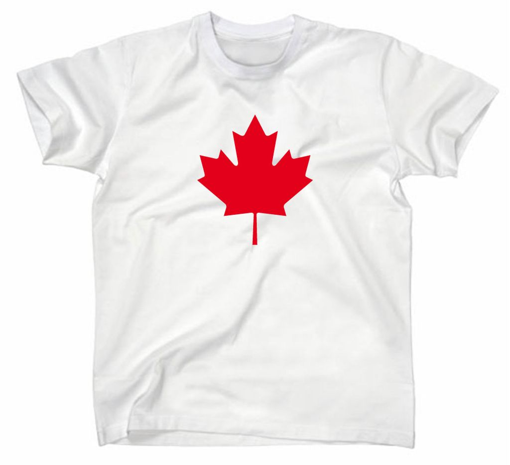 Styletex23 T-Shirt Kanada Flagge Fahne Ahorn, weiss, XXL