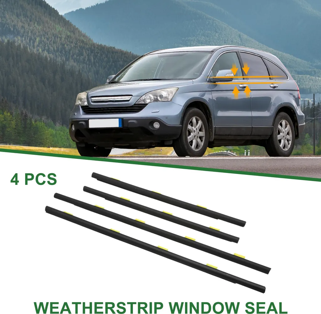 Joint de Porte pour Honda CR-V 2002-2006 Isolation Fenêtre Kit Complet 4Pcs