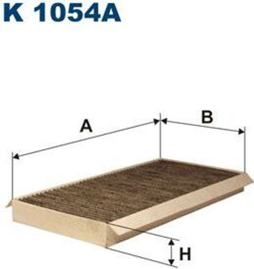 Innenraumfilter Aktivkohle Produktbild 