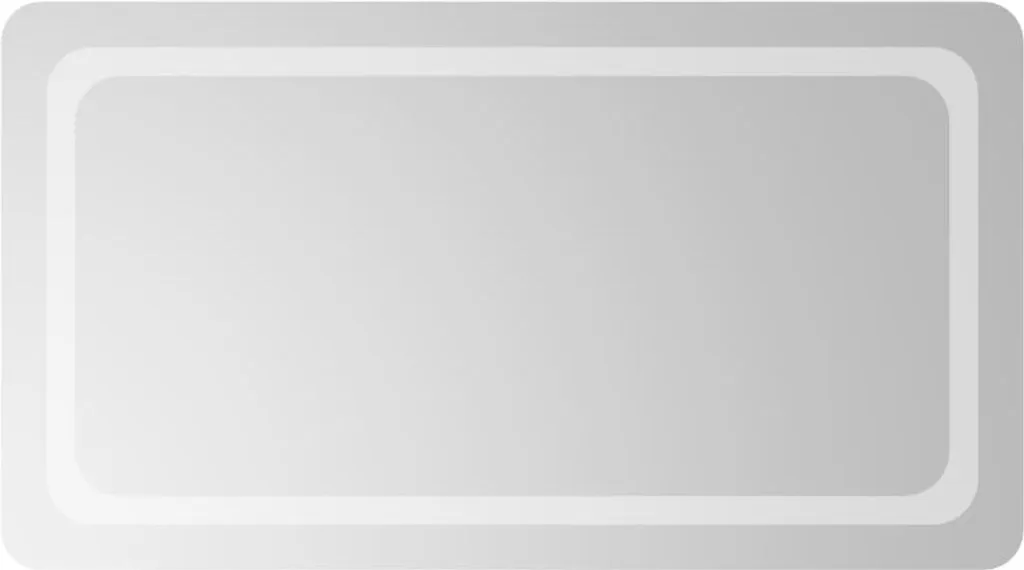 Specchio LED 50x90 Rettangolare IP44 | Specchiera Bagno Retroilluminata