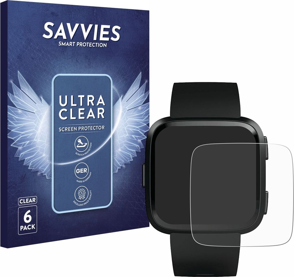 6x Für Fitbit Versa / Lite / Special Edition Schutzfolie Produktbild 