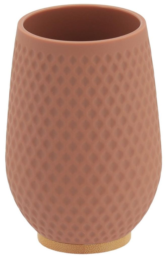 TENDANCE | Zahnbürstenbecher - Badezimmerbecher - braun - Produktbild 