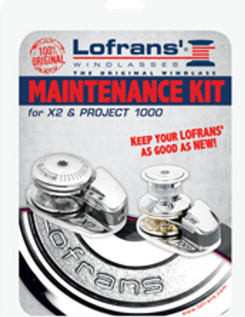 Kit entretien Lofrans pour guindeau X2 et Project 1000 - Pièces d'origine