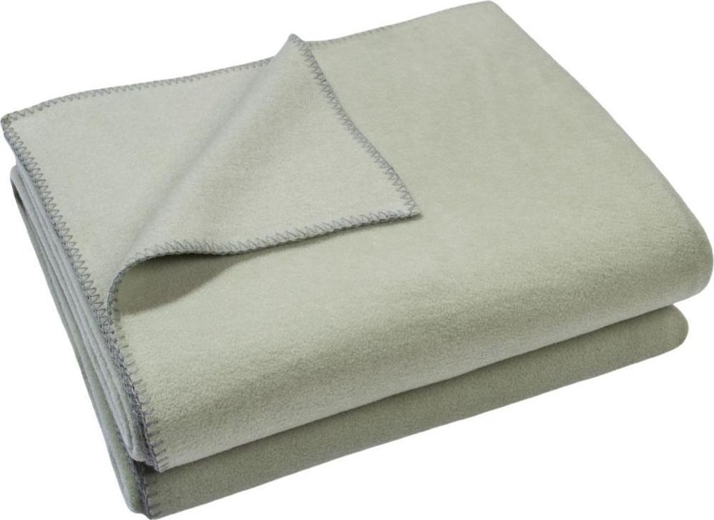 Zoeppritz Plaid Soft-Fleece Farbe milky green Größe 110x160 Produktbild 