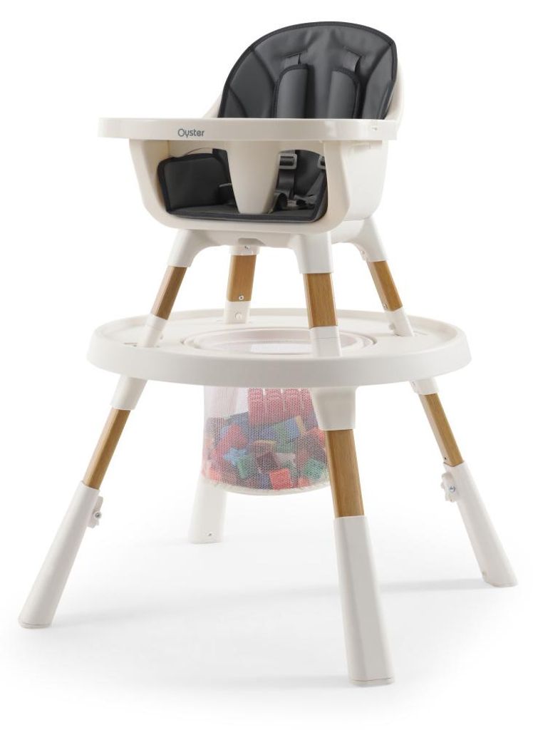 Oyster Home Highchair 4-in-1-Hochstuhl – Moon, grau