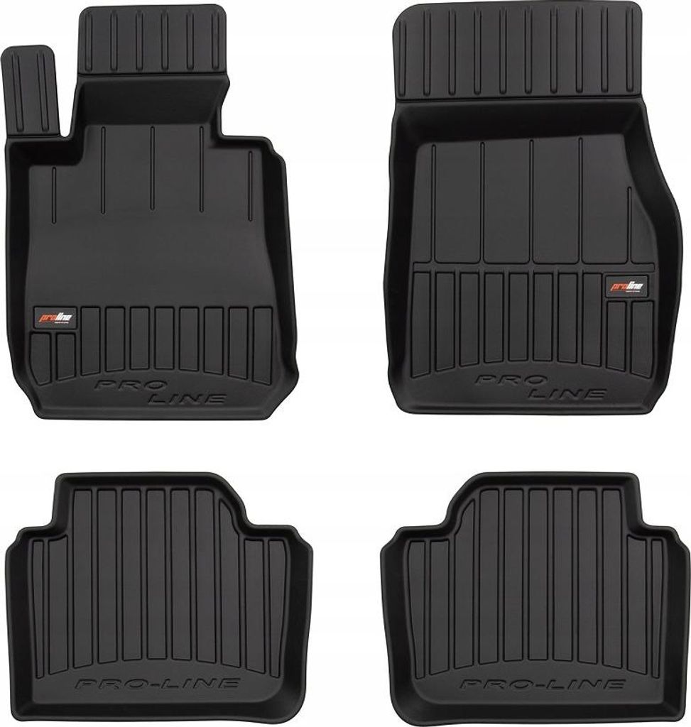 Gummimatten und Fußmatten BMW 3er F30 2011-2018 3D Mulde