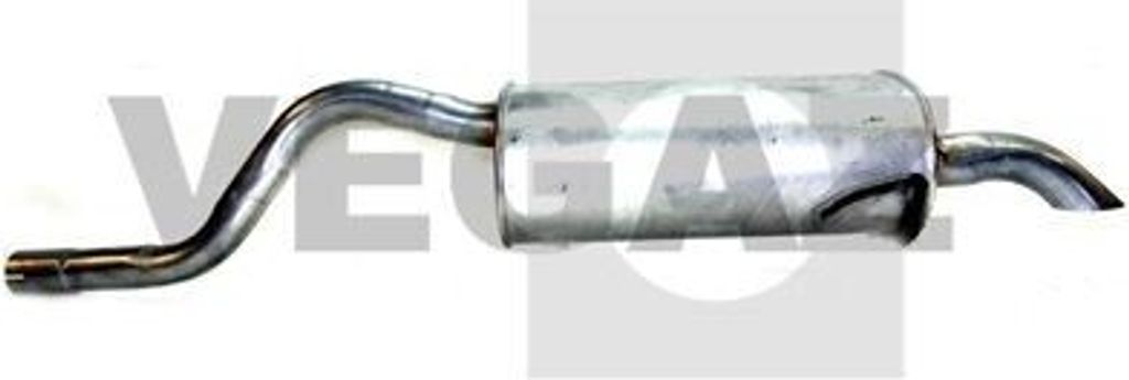 VEGAZ RS-340 Endschalldämpfer für RENAULT CLIO II (BB0/1/2, CB0/1/2) Auspuff