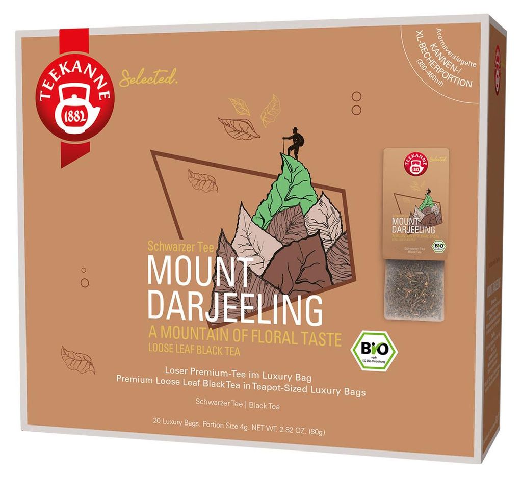Teekanne  Mount Darjeeling Luxury Bag 20 Beutel Produktbild 