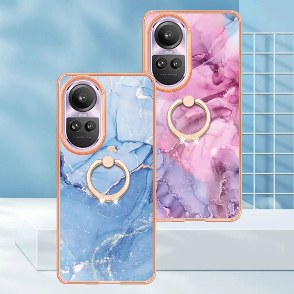 Asuwish Custodia Per OPPO Reno 10 Pro 5G: Morbida Al TPU Con Vetro Temperato Incluso! Protezione Sottile E Ricarica Wireless - 6