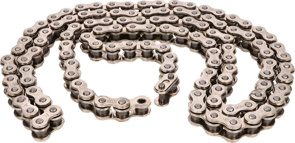 Chaîne VOCA Racing 520 x 118 X-Ring renforcée chrome pour moto de course