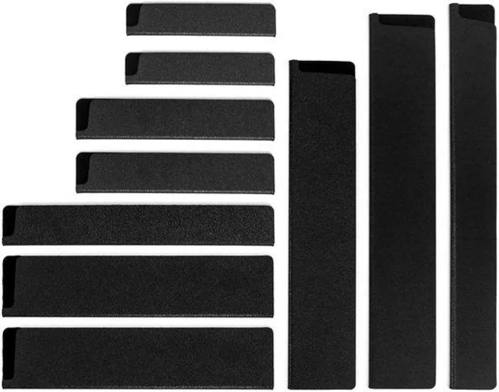 Étui de protection pour couteau de cuisine en ABS rigide, lot de 10