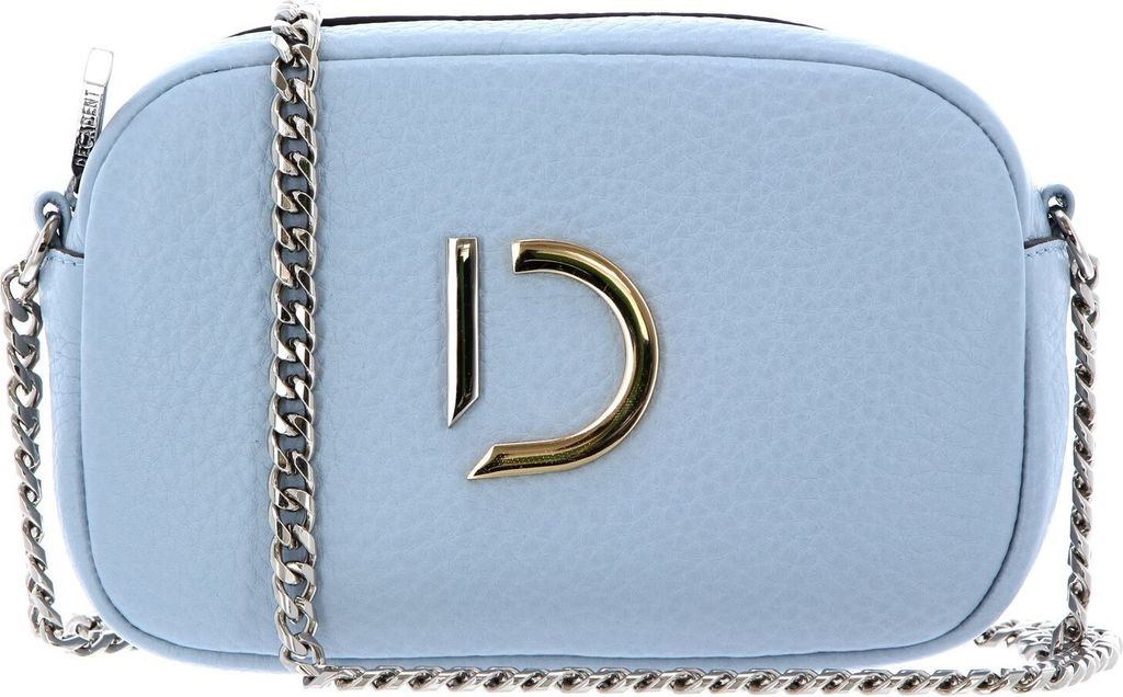 DECADENT Leder Umhängetasche Abendtasche Michelle Tiny Bag Ice blue blau