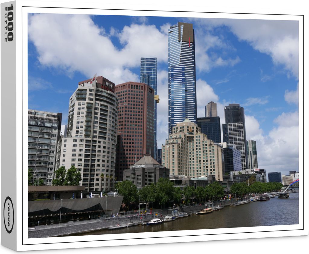 raxxa Premium-Puzzle "City Melbourne Yarra River", 1000 Teile